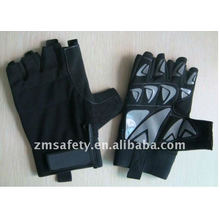 Sure Grip Half finger Pro Biker Glove With Silicon Printing HYB04